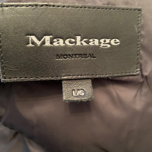 Mackage Fur parka army green worn once - Picture 2 of 13
